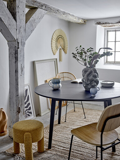 Impressionen zu Bloomingville Vuelle Vase Grau aus Steingut, Bild 4