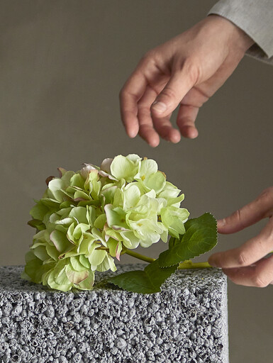 Impressionen zu Bloomingville Weißer Hydrangea Stiel, Kunstblume, Bild 1