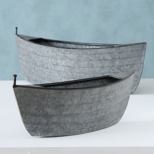 Impressionen zu Boltze 2er Set Blumentopf Portland Boot, Bild 1