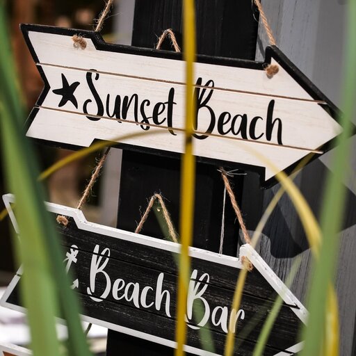 Impressionen zu Boltze 3er Set Schild Strand Signa, Bild 1