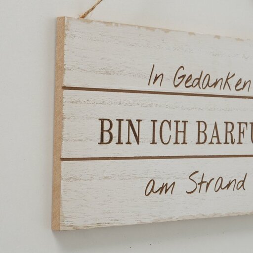 Impressionen zu Boltze Schild Strand aus Holz, Bild 1