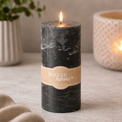 Impressionen zu Boltze Stumpenkerze Casual, Bild 1