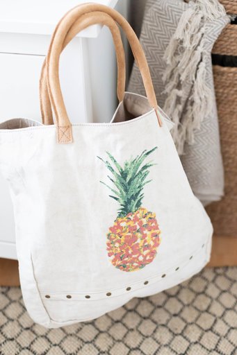Impressionen zu byRoom Einkaufstasche Ananas, Bild 1