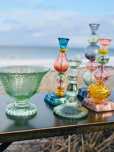 Impressionen zu byRoom Kerzenhalter aus recyceltem Glas, Bild 2