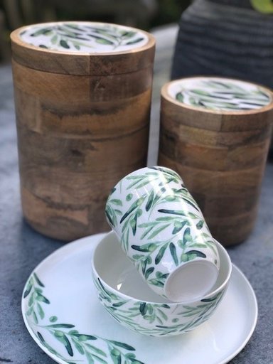 Impressionen zu byRoom Teller Olive, Bild 1