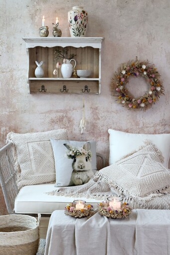 Impressionen zu Chic Antique Aix Kissebezug mit Muster off white, Bild 2