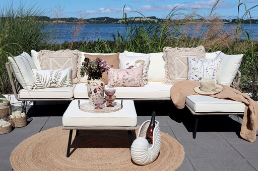 Impressionen zu Chic Antique Aix Kissebezug mit Muster off white, Bild 5