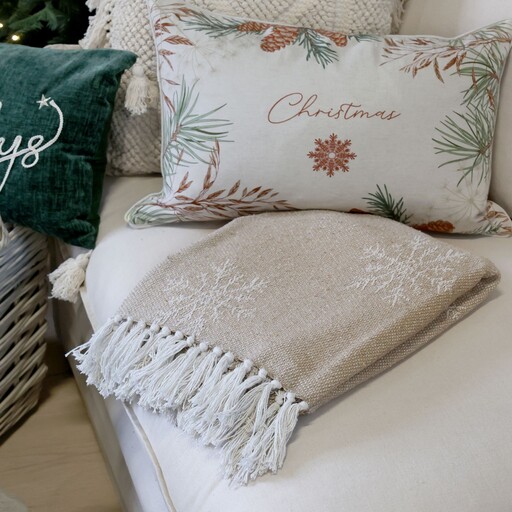 Impressionen zu Chic Antique Aix Plaid Garnüberschuss mit Eiskristallen, Bild 2
