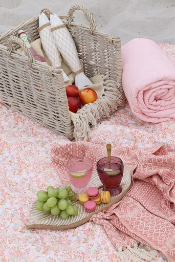 Impressionen zu Chic Antique Aix Quilt mit Blumenmuster Baumwolle, Bild 2