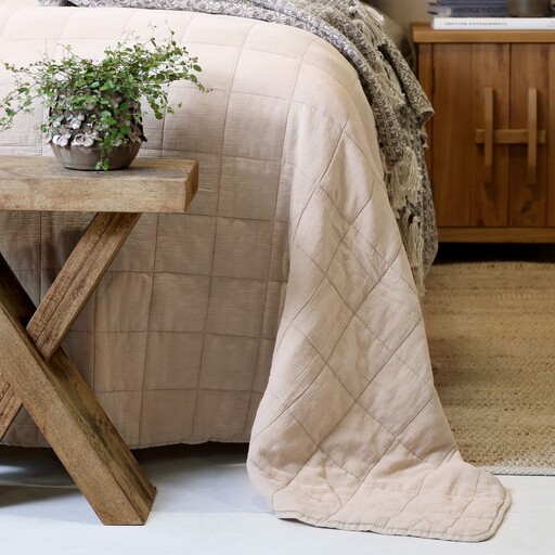 Impressionen zu Chic Antique Aix Vintage Quilt Bettdecke, Bild 4