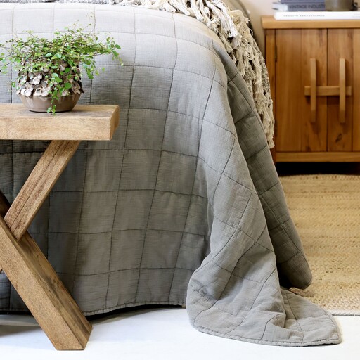 Impressionen zu Chic Antique Aix Vintage Quilt Bettdecke, Bild 5