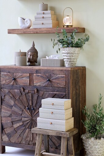 Impressionen zu Chic Antique Amilly Schachteln aus Bambus 3er Set, Bild 1