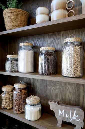 Impressionen zu Chic Antique Aufbewahrungsglas mit geflochtenem Deckel, Bild 2