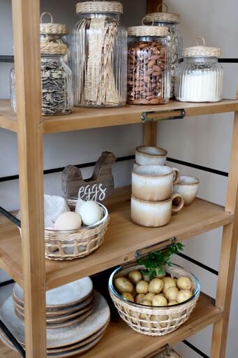 Impressionen zu Chic Antique Aufbewahrungsglas mit geflochtenem Deckel, Bild 5