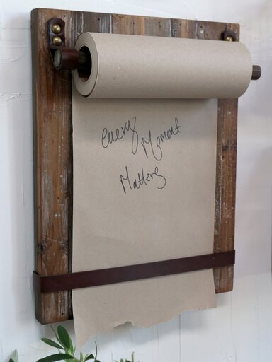 Impressionen zu Chic Antique Aufhang für Papier in Recyclingholz, Bild 3