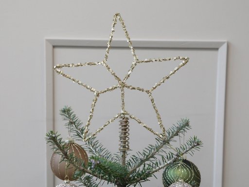 Impressionen zu Chic Antique Baumspitze Stern mit Pailletten, Bild 1