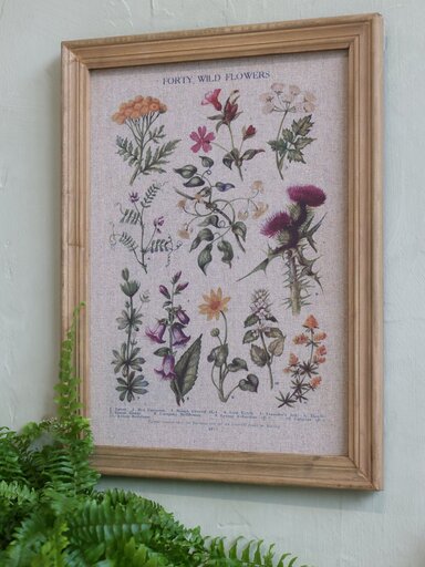 Impressionen zu Chic Antique Bild mit wilden Blumen und Naturrahmen, Bild 6