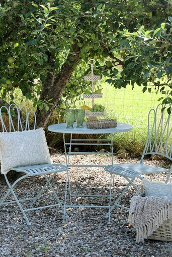 Impressionen zu Chic Antique Bistrotisch Set Sky Blue, Bild 2