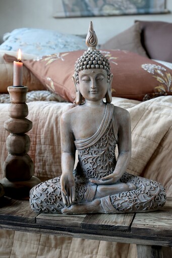 Impressionen zu Chic Antique Buddha Figur aus Polyresin, Bild 3