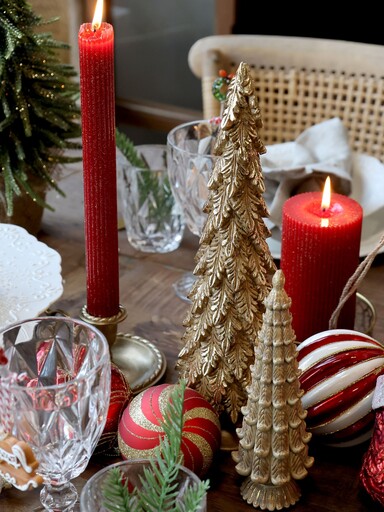 Impressionen zu Chic Antique Deko Weihnachtsbaum messingfarbig, Bild 1