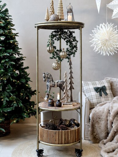 Impressionen zu Chic Antique Deko Weihnachtsbaum messingfarbig, Bild 3
