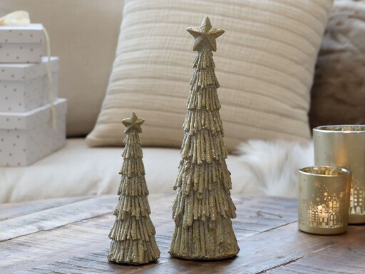 Impressionen zu Chic Antique Deko Weihnachtsbaum mit Glitzer, Bild 2