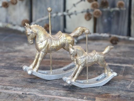 Impressionen zu Chic Antique Dekofigur Schaukelpferd, Bild 1