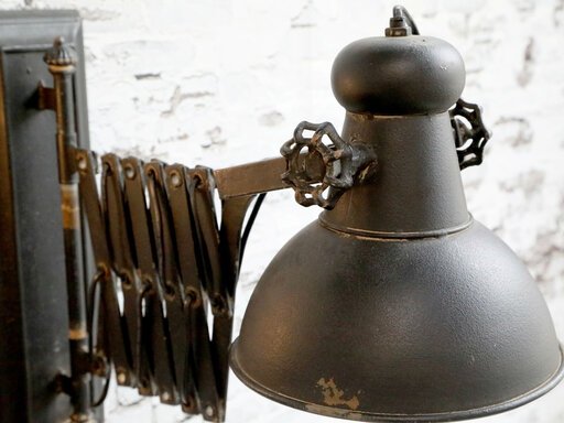 Impressionen zu Chic Antique Factory Lampe für die Wand, Bild 2