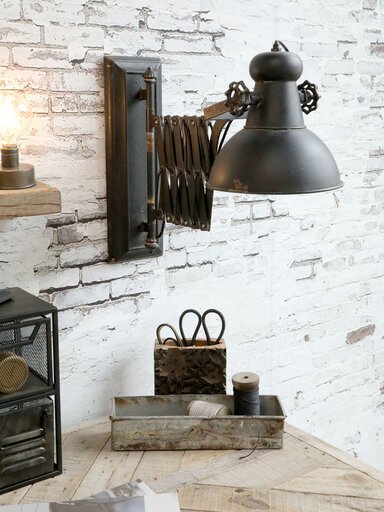 Impressionen zu Chic Antique Factory Lampe für die Wand, Bild 3