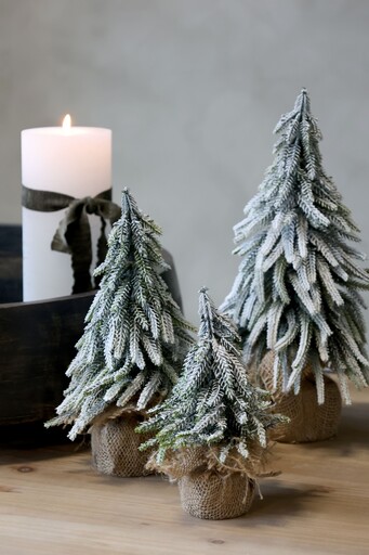Impressionen zu Chic Antique Fleur künstlicher Tannenbaum mit Schnee, Bild 1