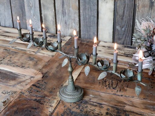 Impressionen zu Chic Antique Französischer Kerzenständer für 8 Kerzen, Bild 1