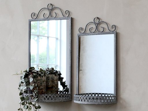 Impressionen zu Chic Antique Französischer Spiegel mit Ablage, Bild 1