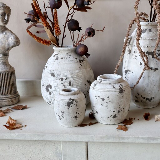 Impressionen zu Chic Antique Frejus Vase aus Terrakotta klein, Bild 2