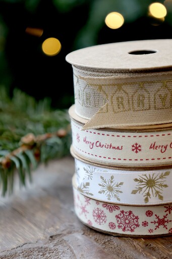 Impressionen zu Chic Antique Geschenkband mit Merry Christmas , Bild 2