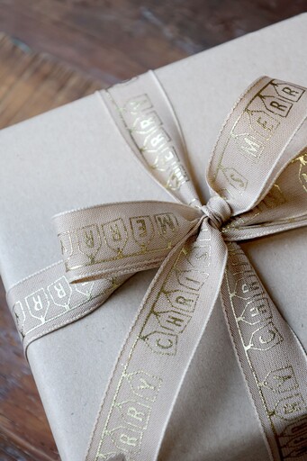 Impressionen zu Chic Antique Geschenkband mit Merry Christmas , Bild 5