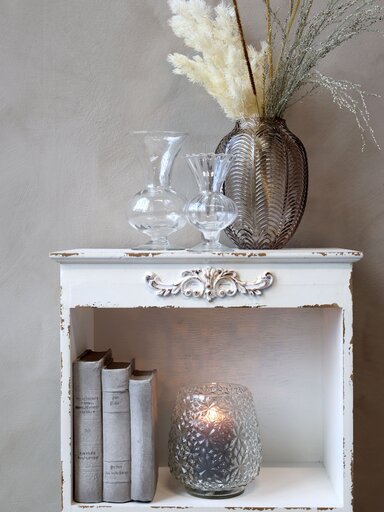 Impressionen zu Chic Antique Glasvase mit Blumenmuster, Bild 1