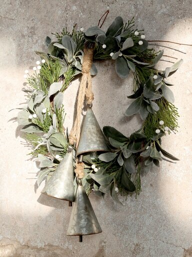 Impressionen zu Chic Antique Glocken mit Juteschnur zum Aufhängen, Weihnachtsdeko, Bild 1