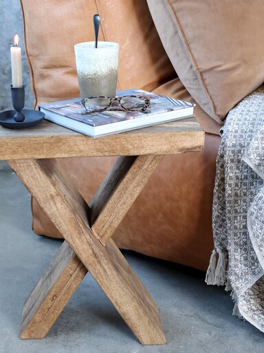 Impressionen zu Chic Antique Grimaud Beistelltisch aus Recyclingholz, Bild 3