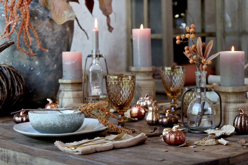 Impressionen zu Chic Antique Grimaud Kerzenständer aus Holz, Bild 2