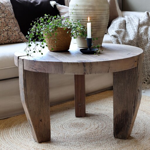 Impressionen zu Chic Antique Grimaud Sofa Tisch aus Holz, Bild 2