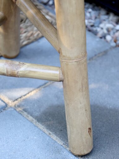 Impressionen zu Chic Antique Hocker Lyon aus Bambus, Bild 4