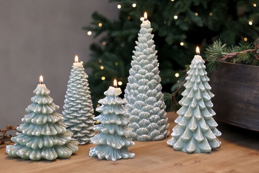 Impressionen zu Chic Antique Kerze Weihnachtsbaum mit Glitzer, Bild 1