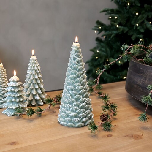 Impressionen zu Chic Antique Kerze Weihnachtsbaum mit Glitzer, Bild 2