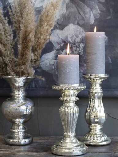 Impressionen zu Chic Antique Kerzenständer Bauernsilber, Bild 1