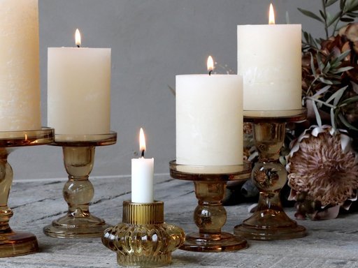 Impressionen zu Chic Antique Kerzenständer für Stumpenkerzen, Bild 2