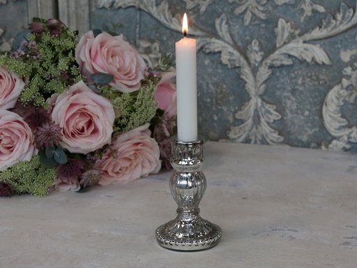 Impressionen zu Chic Antique Kerzenständer mit Rillen für Stabkerzen, Bild 2