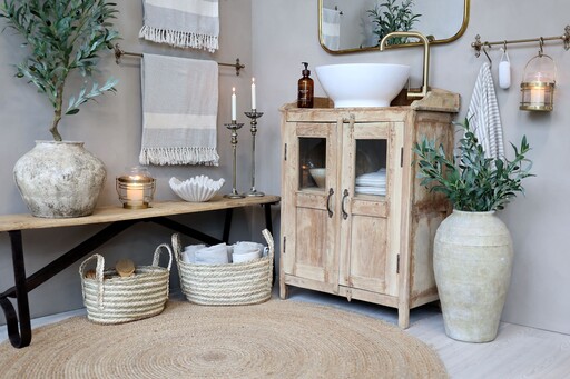 Impressionen zu Chic Antique Kerzenständer Vire Messinglook, Bild 4