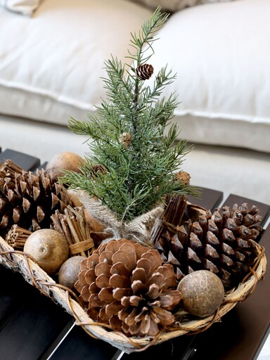 Impressionen zu Chic Antique Künstllicher Fleur Tannenbaum mit Zapfen, Bild 3