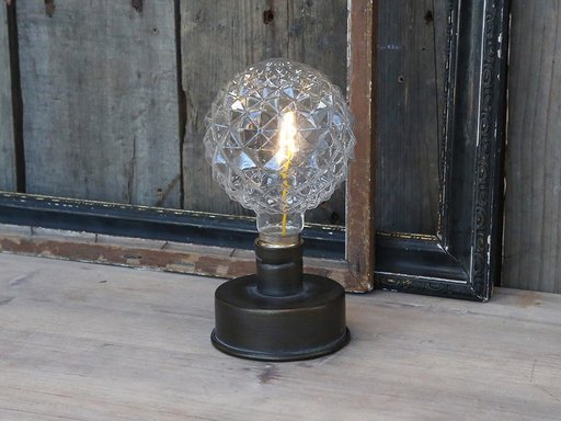 Impressionen zu Chic Antique Lampe mit gemusterter Glühbirne, Bild 1