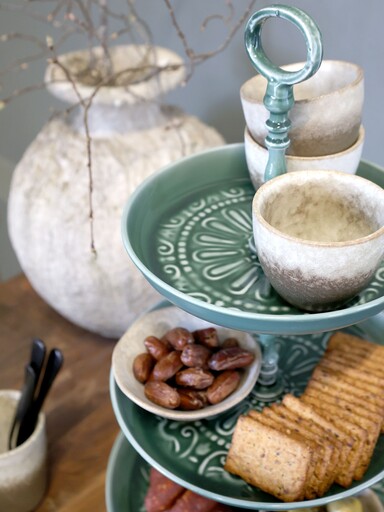 Impressionen zu Chic Antique Landhaus Etagere mit Tabletts, Bild 1